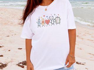 Happy Medical Friends Holding Hands funny shirt - photo 1