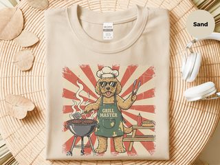 Golden Doodle Grill Master BBQ funny shirt - photo 5