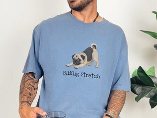 Pug Big Stretch doodle dog shirt - photo 5