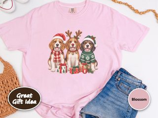 Christmas Beagles With Presents doodle dog shirt - photo 5