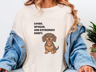 Derpy Dachshund doodle dog shirt - photo 8