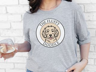 The Fluffy Doodle Logo doodle dog shirt - photo 3