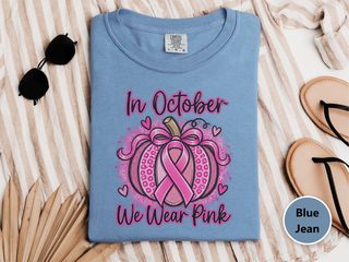 Pink Ribbon Leopard Pumpkin funny shirt - photo 7
