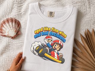 Kart Racer Bad Decisions funny shirt - photo 1