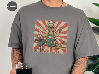 Golden Doodle Grill Master BBQ funny shirt - photo 3