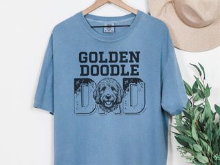 Comfort Colors Golden Doodle Dad doodle dog shirt - photo 5