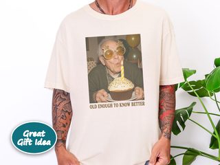 Senior Birthday Cupcake Star Glasses funny shirt - photo 8