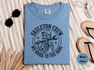 Skeleton Crew Construction Worker funny shirt - photo 6