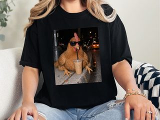 Cool Chicken Iced Coffee funny shirt - photo 1
