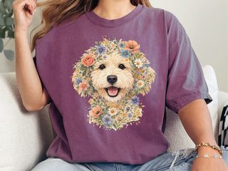 Comfort Colors Golden Doodle Floral - photo 5