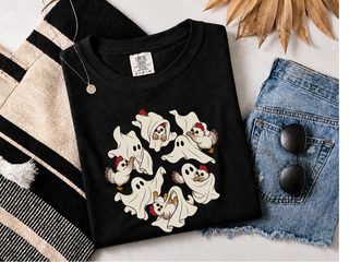 Ghost Playing With Chicken funny shirt - photo 2