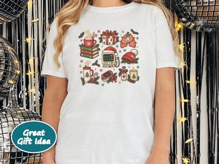 Festive Medical Holiday Icons funny shirt - photo 3