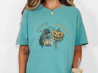 Grim Reaper Lantern Pumpkin Heebie Jeebies funny shirt - photo 8