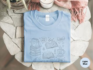 Cozy Reads Books Coffee and Cats funny shirt - photo 1