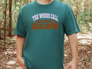 The Woods Call Bears Answer Typography funny shirt - photo 8