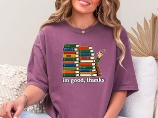 Book Wall Waving Hand funny shirt - photo 7