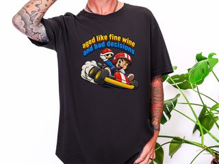 Kart Racer Bad Decisions funny shirt - photo 4