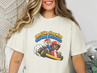 Kart Racer Fine Wine funny shirt - photo 6
