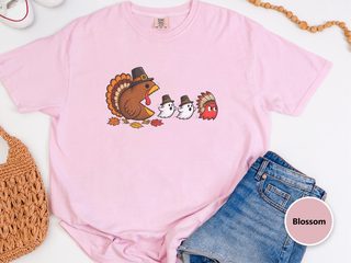 Thanksgiving Turkey Arcade Chase funny shirt - photo 6