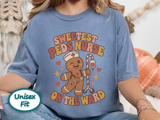 Sweetest Peds Nurse Gingerbread funny shirt - photo 8