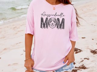 Comfort Colors Aussiedoodle Mom doodle dog shirt - photo 4