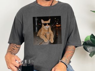 Cool Orange Cat Iced Coffee funny shirt - photo 4