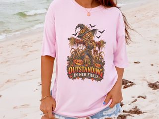 Scarecrow Outstanding In Her Field funny shirt - photo 4