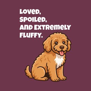 Loved Cavapoo Dog T-Shirt Vintage Wash Comfort Colors Heavyweight