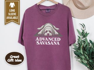 Maltipoo Advanced Savasana Yoga doodle dog shirt - photo 5