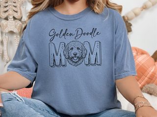 Comfort Colors Golden Doodle Mom doodle dog shirt - photo 6