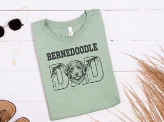 Bernedoodle Dad doodle dog shirt - photo 5