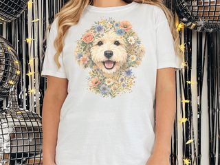 Comfort Colors Golden Doodle Floral - photo 3