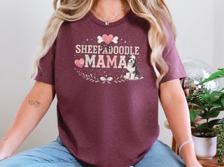 Sheepadoodle Mama doodle dog shirt - photo 6