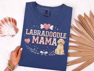 Comfort Colors Labradoodle Mama doodle dog shirt - photo 8