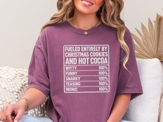 Christmas Cookies Hot Cocoa Label funny shirt - photo 5