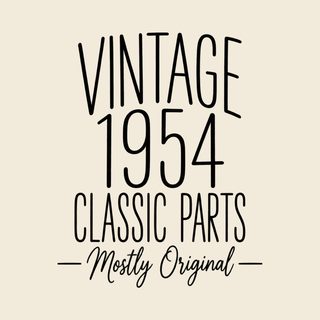 Vintage 1954 Classic Parts 70th Birthday Shirt Graphic T-Shirt