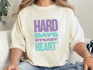Hard Days Steady Heart funny shirt - photo 7