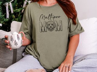 Maltipoo Mom doodle dog shirt - photo 4