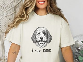 Sheepadoodle Tsup Dood doodle dog shirt - photo 8