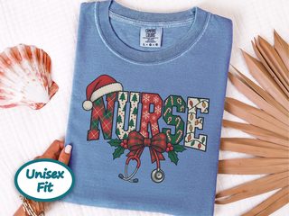 Christmas Nurse Santa Hat Stethoscope - photo 6