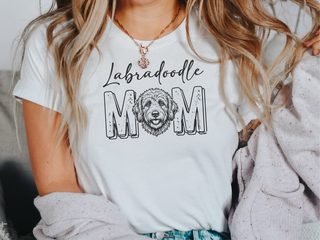 Labradoodle Mom doodle dog shirt - photo 1