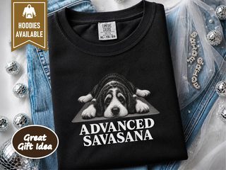 Bernedoodle Advanced Savasana Yoga doodle dog shirt - photo 3