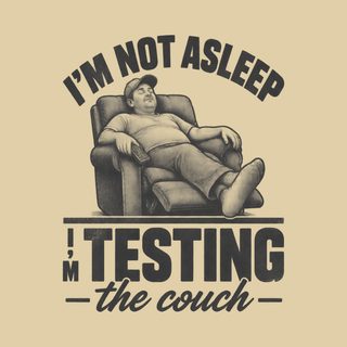 Sleeping Man In Recliner Chair Funny Introvert Shirt Dad Gift
