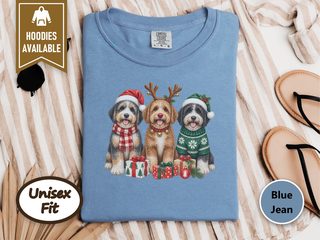 Festive Aussiedoodle Trio doodle dog shirt - photo 5