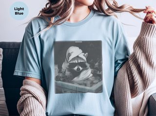 Raccoon In A Spa funny shirt - photo 7