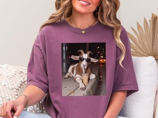 Cool Goat Iced Coffee funny shirt - photo 6