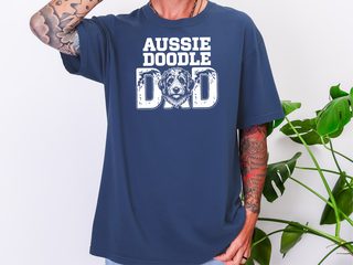 Comfort Colors Aussiedoodle Dad doodle dog shirt - photo 7