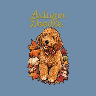 Autumn Doodle Comfort Colors Autumn Dog Shirt for Goldendoodle Mom