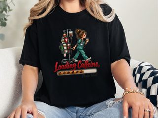 Nurse Coffee Iv Loading Bar funny shirt - photo 2