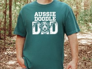 Comfort Colors Aussiedoodle Dad doodle dog shirt - photo 6